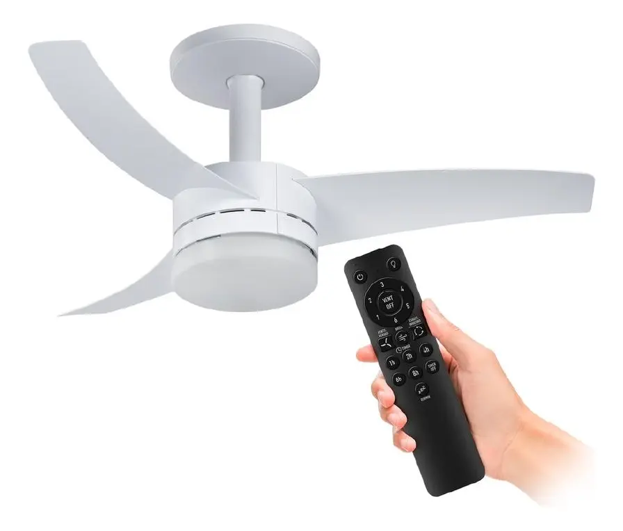 Ventilador Teto Arno Branco 3 Pás Contro. Remoto Vx13 - Bivolt 110V/220V