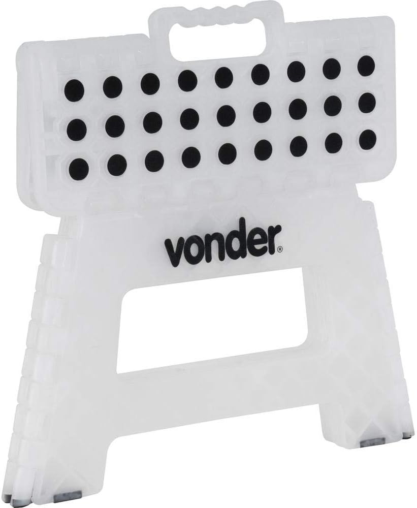 Vonder, Banqueta Plástica Dobrável, Branca, Altura 220 Mm — foto 3