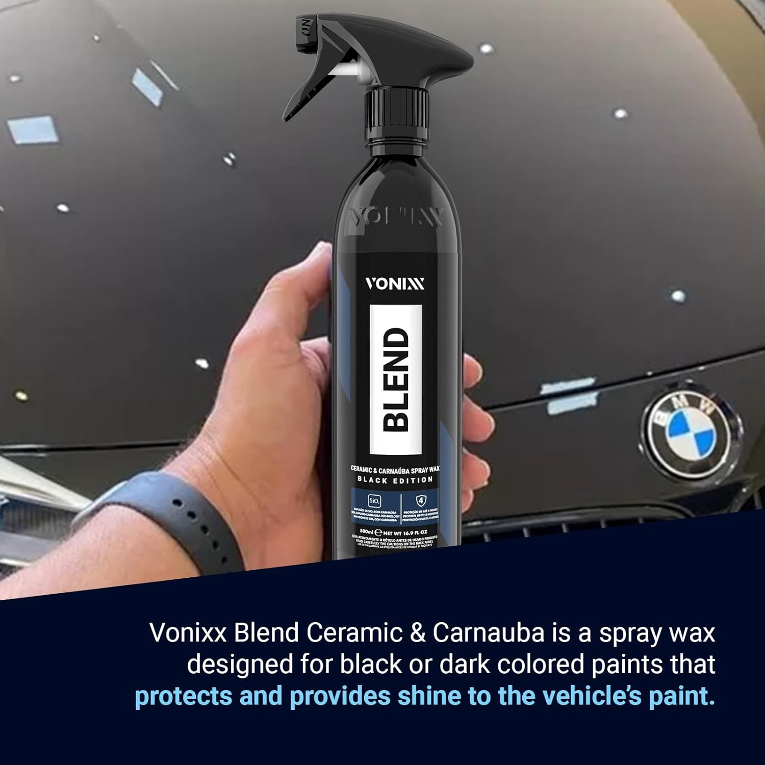 Vonix Blend Ceramic &amp; Carnaúba Spray Wax Black Edition — foto 3