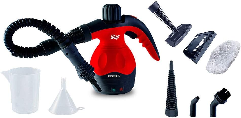 WAP Higienizador a Vapor Vaporizador e Limpador WAPORE FIT Compacto 1000W Elimina Sujeiras Remove Gordura Esteriliza 127V